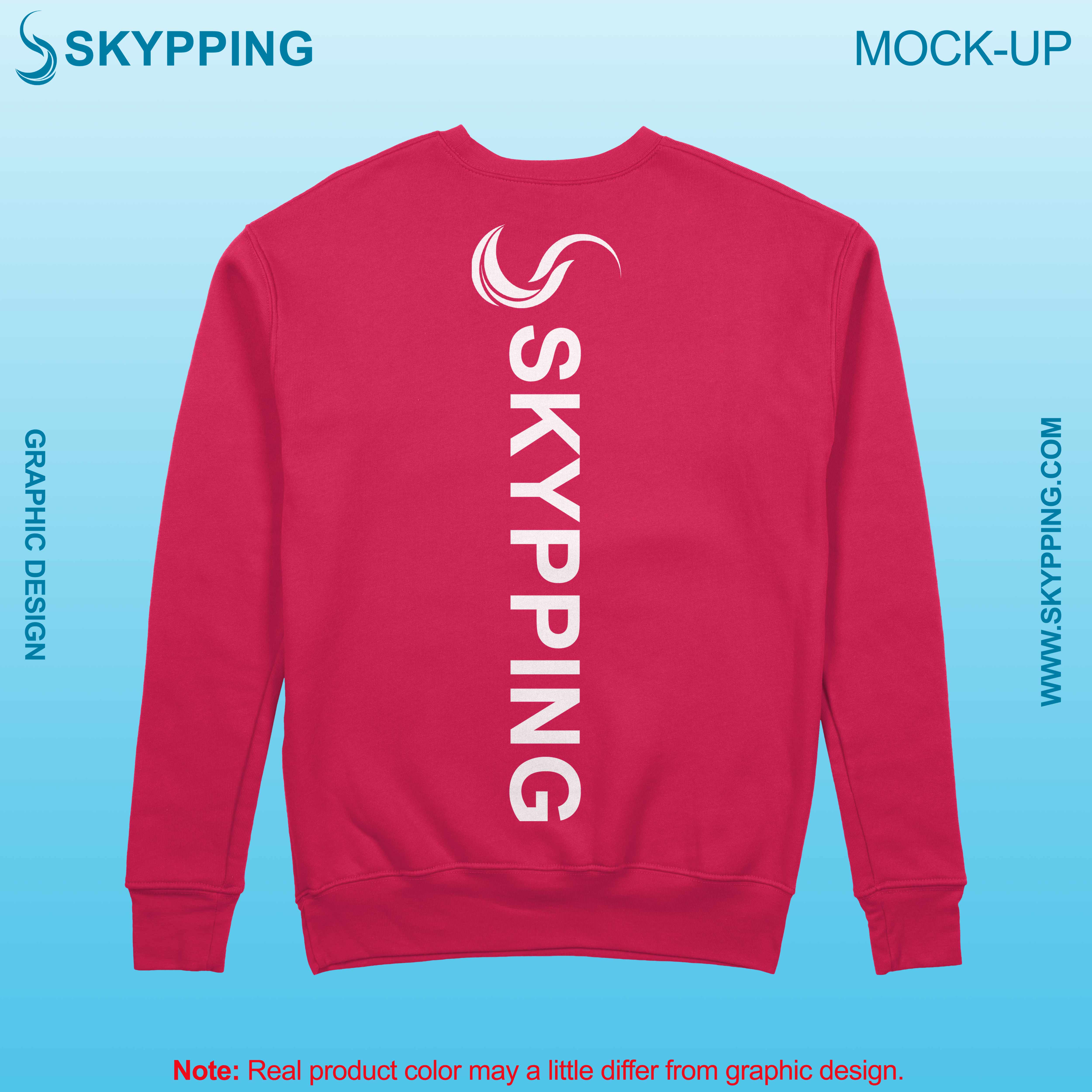 Sweatshirt with set-in style sleeve